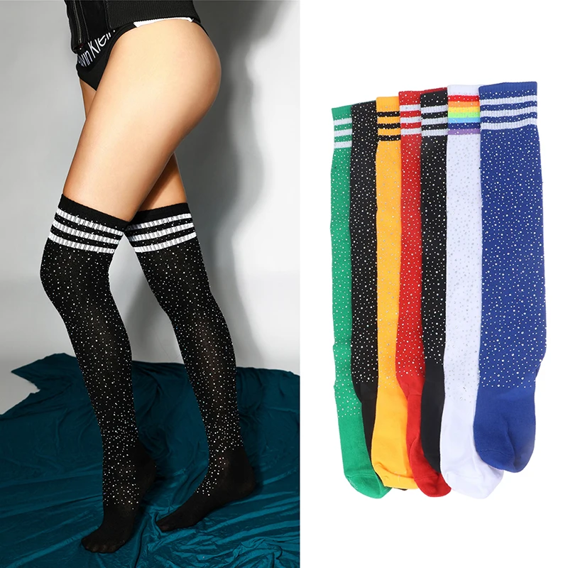 Women Thigh High Over the Knee Socks Rhinestones Long Cotton Stockings Stocking Sexy Thigh High Stockings
Women Thigh High Over the Knee Socks Rhinestones Long Cotton Stockings Stocking Sexy Thigh High Stockings
