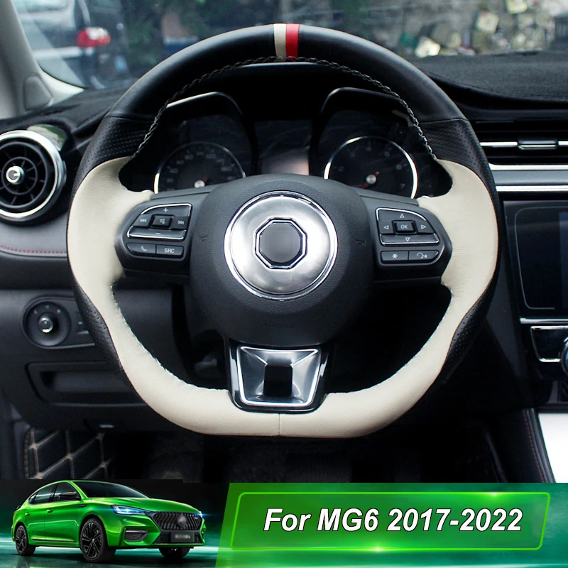Non-slip Durabl Red Leather Black Leather Beige Leather Car Steering Wheel Cover Wrap For MG MG6 2017-2022 MG5 2021
Non-slip Durabl Red Leather Black Leather Beige Leather Car Steering Wheel Cover Wrap For MG MG6 2017-2022 MG5 2021