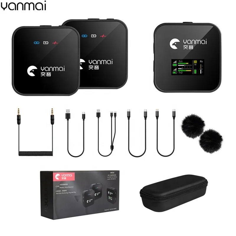 2.4GHz Professional for GO PRO II Interview Live Recording Mobile Phones Wireless Lavalier Microphone for Rode
2.4GHz Professional for GO PRO II Interview Live Recording Mobile Phones Wireless Lavalier Microphone for Rode