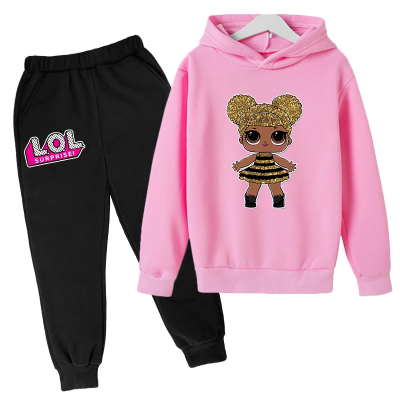 Коллекция 2022 года, детская одежда Lol Surprise Doll для девочек, комплекты с толстовкой + брюками, одежда для маленьких девочек с длинным рукавом, де...
Коллекция 2022 года, детская одежда Lol Surprise Doll для девочек, комплекты с толстовкой + брюками, одежда для маленьких девочек с длинным рукавом, де...