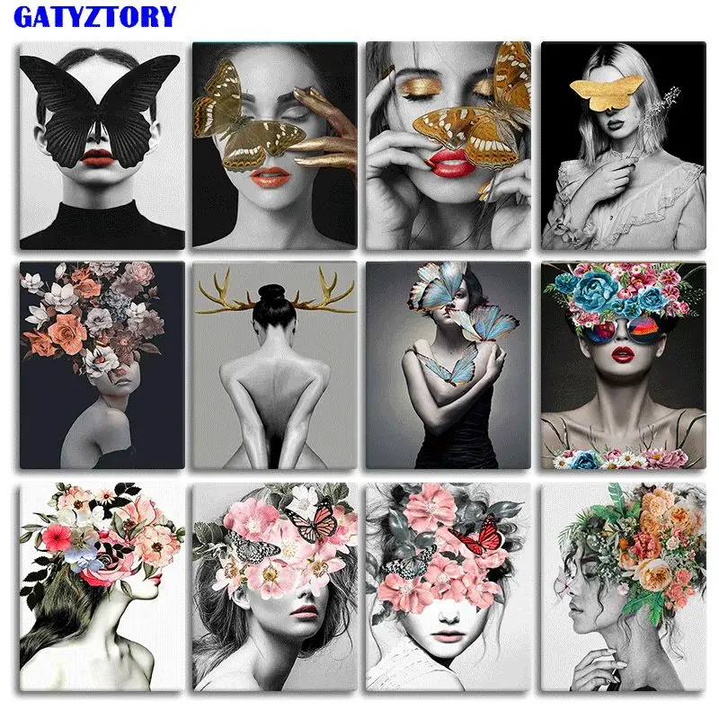 GATYZTORY Painting By Numbers Flower Girl Figure Wall Art Unique Gift Acrylic Hand Painted Coloring Flower For Living Room
GATYZTORY Painting By Numbers Flower Girl Figure Wall Art Unique Gift Acrylic Hand Painted Coloring Flower For Living Room