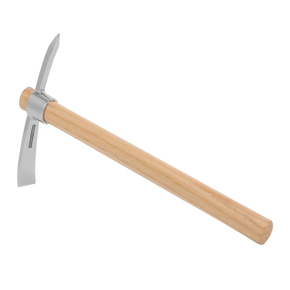Stainless Steel Pickaxe Multifunctional High Hardness Tree Root Digging Portable Wooden Handle Outdoor Camping Garden Hand Tools
Stainless Steel Pickaxe Multifunctional High Hardness Tree Root Digging Portable Wooden Handle Outdoor Camping Garden Hand Tools