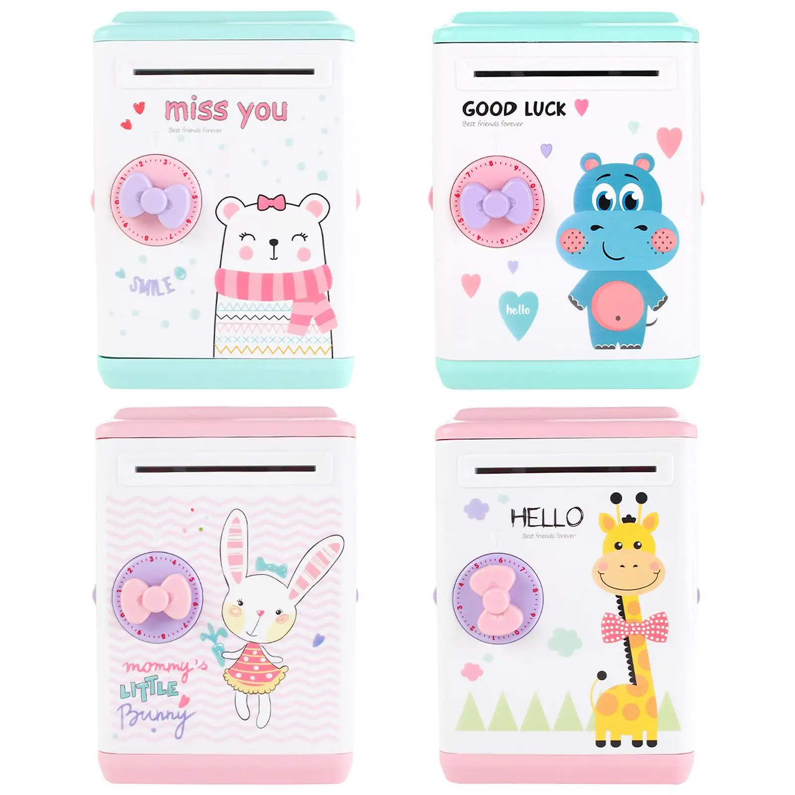Electronic Piggy Bank Cute Piggy Bank / Plastic / Auto Scrolling Paper Banknote / Safe Coin Banks Coin Counter
Electronic Piggy Bank Cute Piggy Bank / Plastic / Auto Scrolling Paper Banknote / Safe Coin Banks Coin Counter