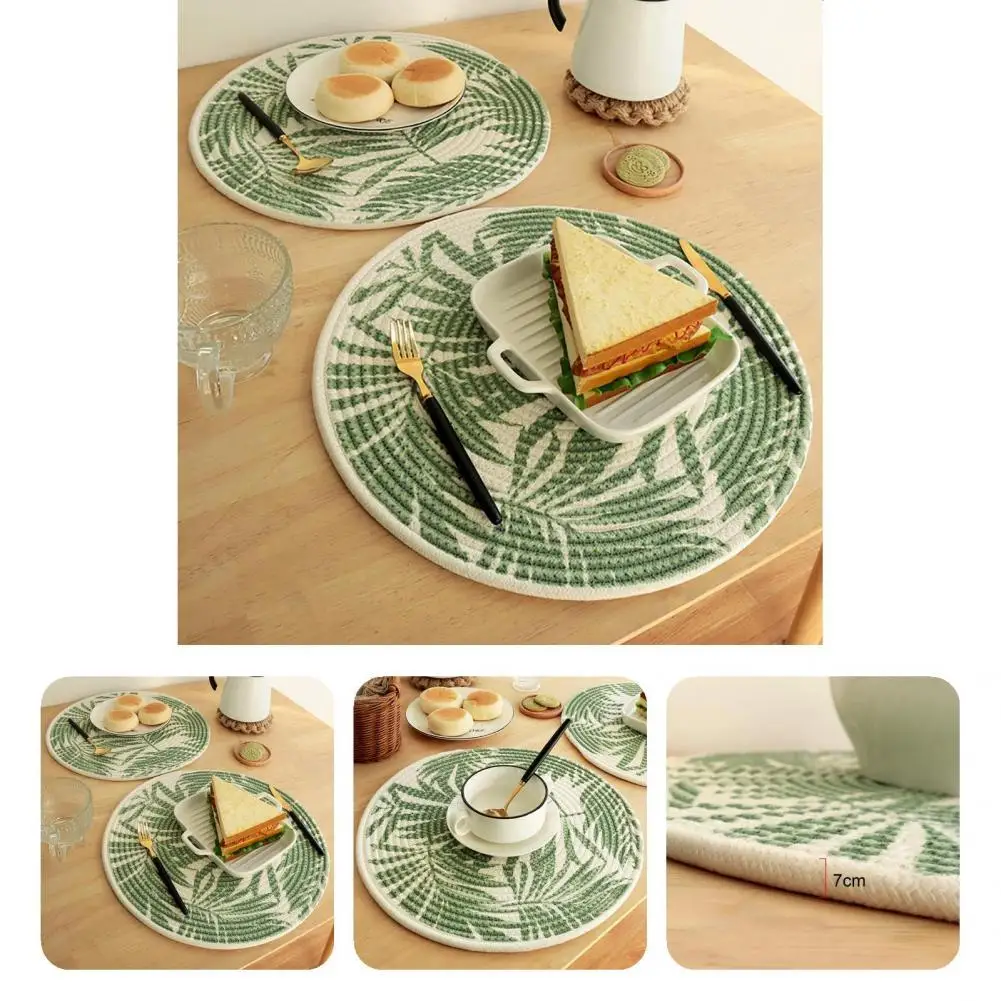Durable Woven Bowl Pad Bendable Anti-scalding Bohemian Style Placemat Woven Placemat Woven Bowl Mat
Durable Woven Bowl Pad Bendable Anti-scalding Bohemian Style Placemat Woven Placemat Woven Bowl Mat