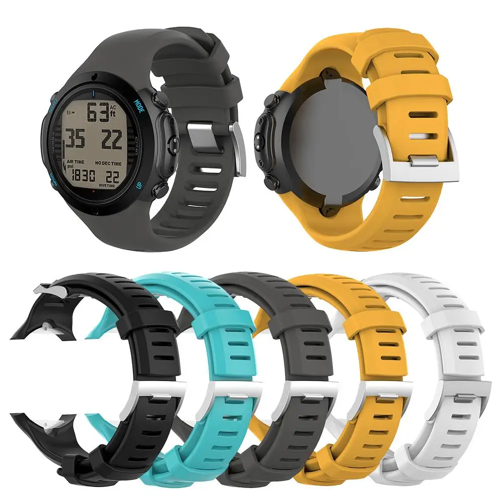 Silicone Watch Band Wrist Strap Replacement for SUUNTO D6 Dive/D6I NOVO/D6I ZULU 100% Brand-New Quality Assurance
Silicone Watch Band Wrist Strap Replacement for SUUNTO D6 Dive/D6I NOVO/D6I ZULU 100% Brand-New Quality Assurance