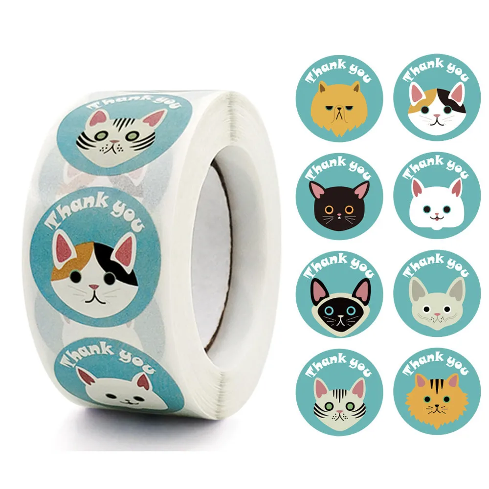 500 шт., круглые наклейки для поздравительных открыток
500 шт., круглые наклейки для поздравительных открыток