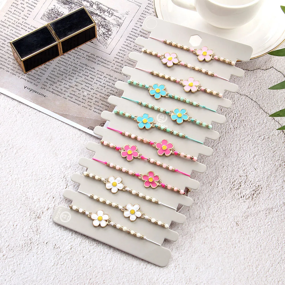 12Pc/Set Charms Butterfly Flower Crystal Beaded Bracelet Alloy Drop Oil Accessories Female Hand-Woven Adjustable Fashion Jewelry
12Pc/Set Charms Butterfly Flower Crystal Beaded Bracelet Alloy Drop Oil Accessories Female Hand-Woven Adjustable Fashion Jewelry
