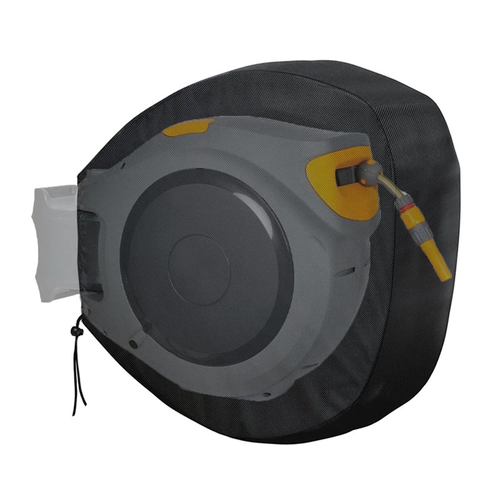 Protection Tool Hose Reel Cover 165g 420D 55*55*30cm Black Large Retractable Silver Coated Universal Wall-mounted
Protection Tool Hose Reel Cover 165g 420D 55*55*30cm Black Large Retractable Silver Coated Universal Wall-mounted