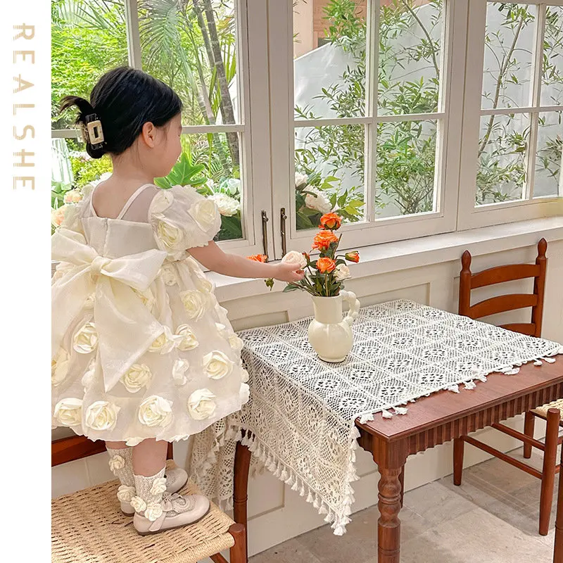 2023 Summer Girls Dress Short Sleeve Floral Princess Dress for Girls Birthday Party Children Tutu Dresses Kids Clothes
2023 Summer Girls Dress Short Sleeve Floral Princess Dress for Girls Birthday Party Children Tutu Dresses Kids Clothes