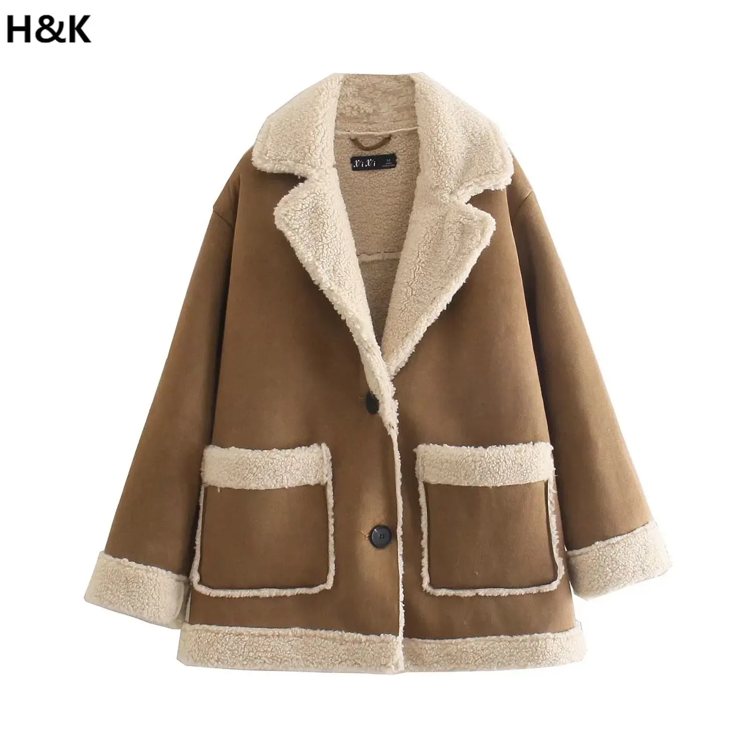 Winter New Suede Fabric Jacket Women's Fur Integrated Double-Sided Fleece Faux Fur Coat
Winter New Suede Fabric Jacket Women's Fur Integrated Double-Sided Fleece Faux Fur Coat