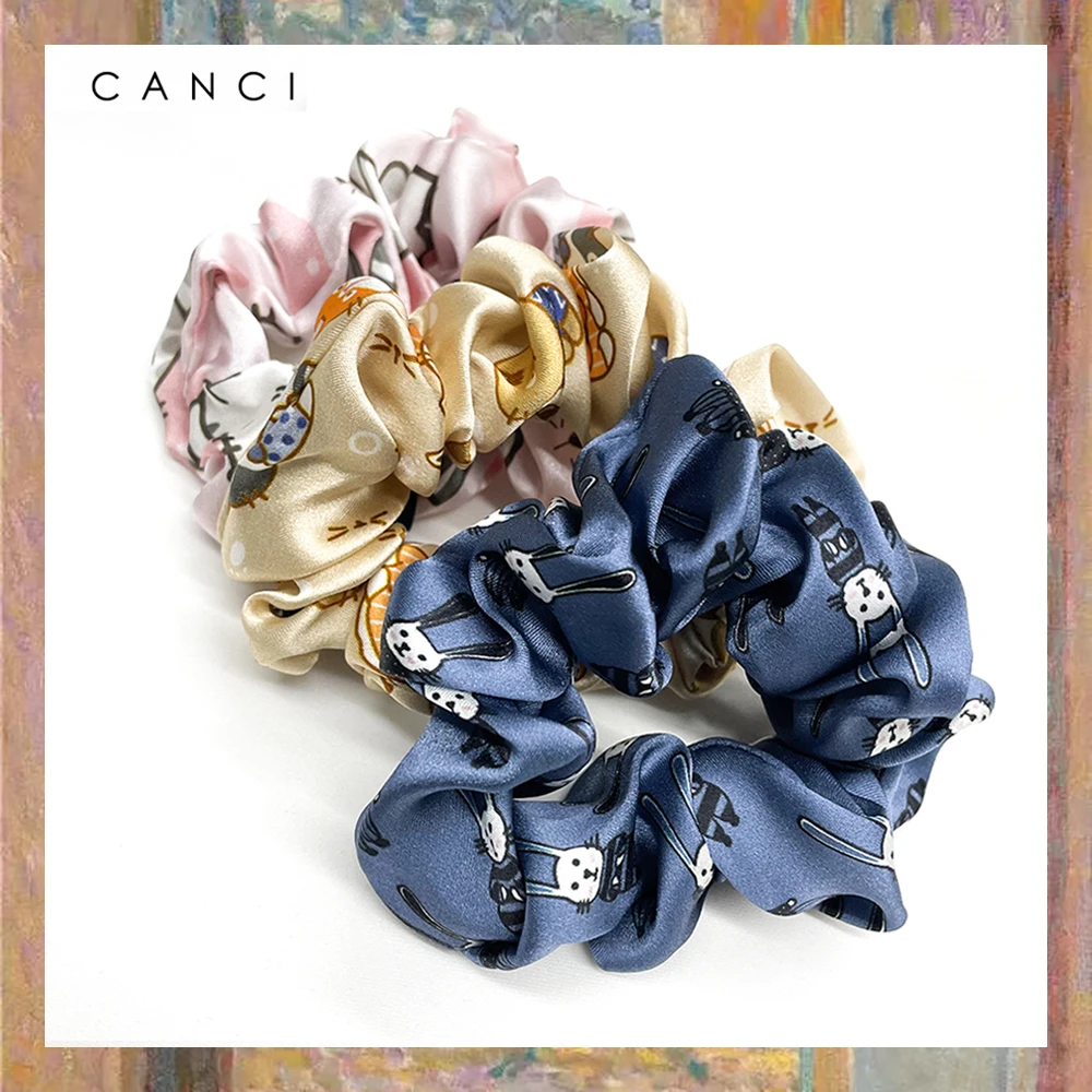 100% Pure Silk Hair Scrunchies Hair Ties Bands Girls Ponytail Holder Luxurious for Women Girls Hair Accessories Width 3.5cm
100% Pure Silk Hair Scrunchies Hair Ties Bands Girls Ponytail Holder Luxurious for Women Girls Hair Accessories Width 3.5cm