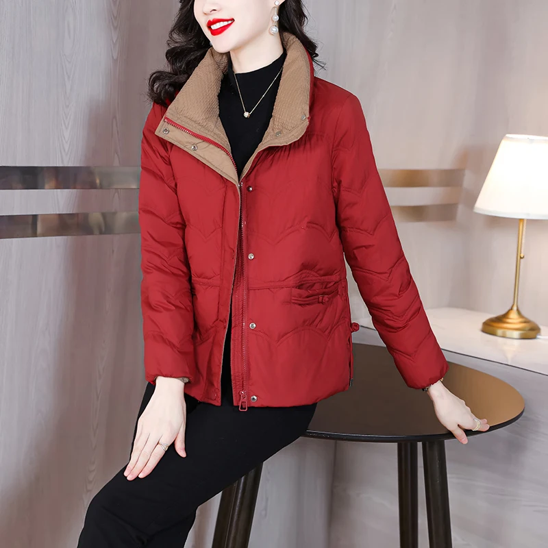 2022 New Autumn Winter Women Stand Collar Thicken Warm Coat High Quality Retro Frog White Duck Down Lining Coat
2022 New Autumn Winter Women Stand Collar Thicken Warm Coat High Quality Retro Frog White Duck Down Lining Coat
