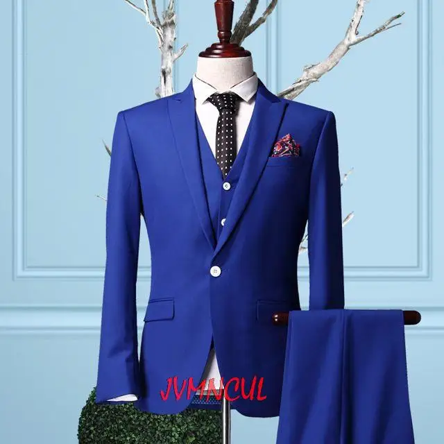 Fashion Tailored Made Mens Suits Wedding Custom Made Prom Masculino Trajes De Hombre Blazer 3 Pieces(Jacket+Pant+Vest+Tie)
Fashion Tailored Made Mens Suits Wedding Custom Made Prom Masculino Trajes De Hombre Blazer 3 Pieces(Jacket+Pant+Vest+Tie)