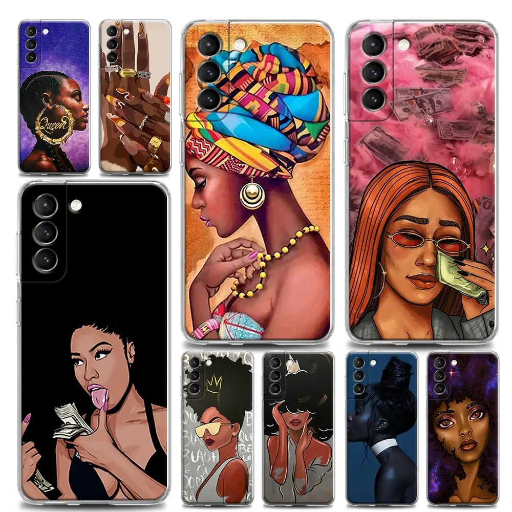 Phone Case for Samsung S22 S9 S10 S10e S20 S21 Plus Lite Ultra FE 4G 5G Soft Silicone Case Cover African Gir Art DIYl
Phone Case for Samsung S22 S9 S10 S10e S20 S21 Plus Lite Ultra FE 4G 5G Soft Silicone Case Cover African Gir Art DIYl