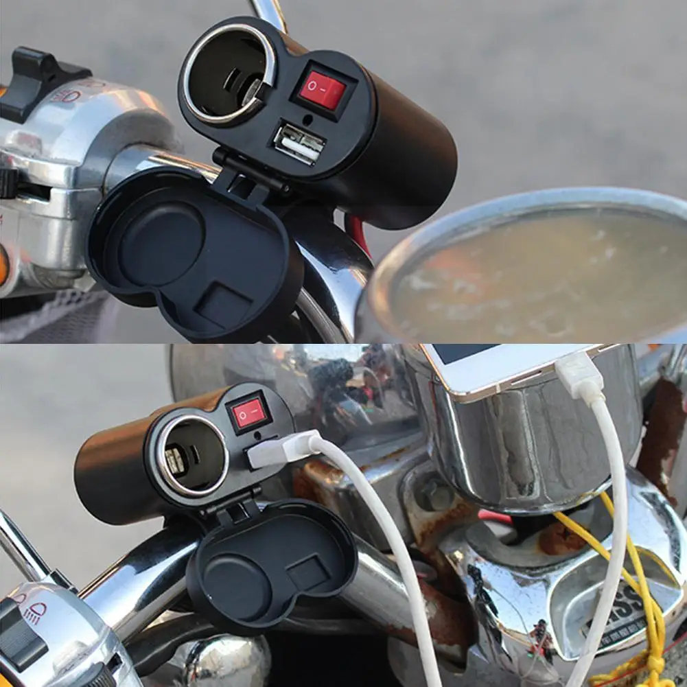 Waterproof Motorcycle Cigarette Lighter USB Quick Charger Control Digital Clock Switch USB12V45V Waterproof H9M4
Waterproof Motorcycle Cigarette Lighter USB Quick Charger Control Digital Clock Switch USB12V45V Waterproof H9M4