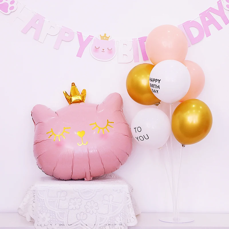 Pink Crown Cat Confetti Foil Balloons Girl Princess Theme Party Photo Props Balloon Birthday Baby Shower Decorations
Pink Crown Cat Confetti Foil Balloons Girl Princess Theme Party Photo Props Balloon Birthday Baby Shower Decorations