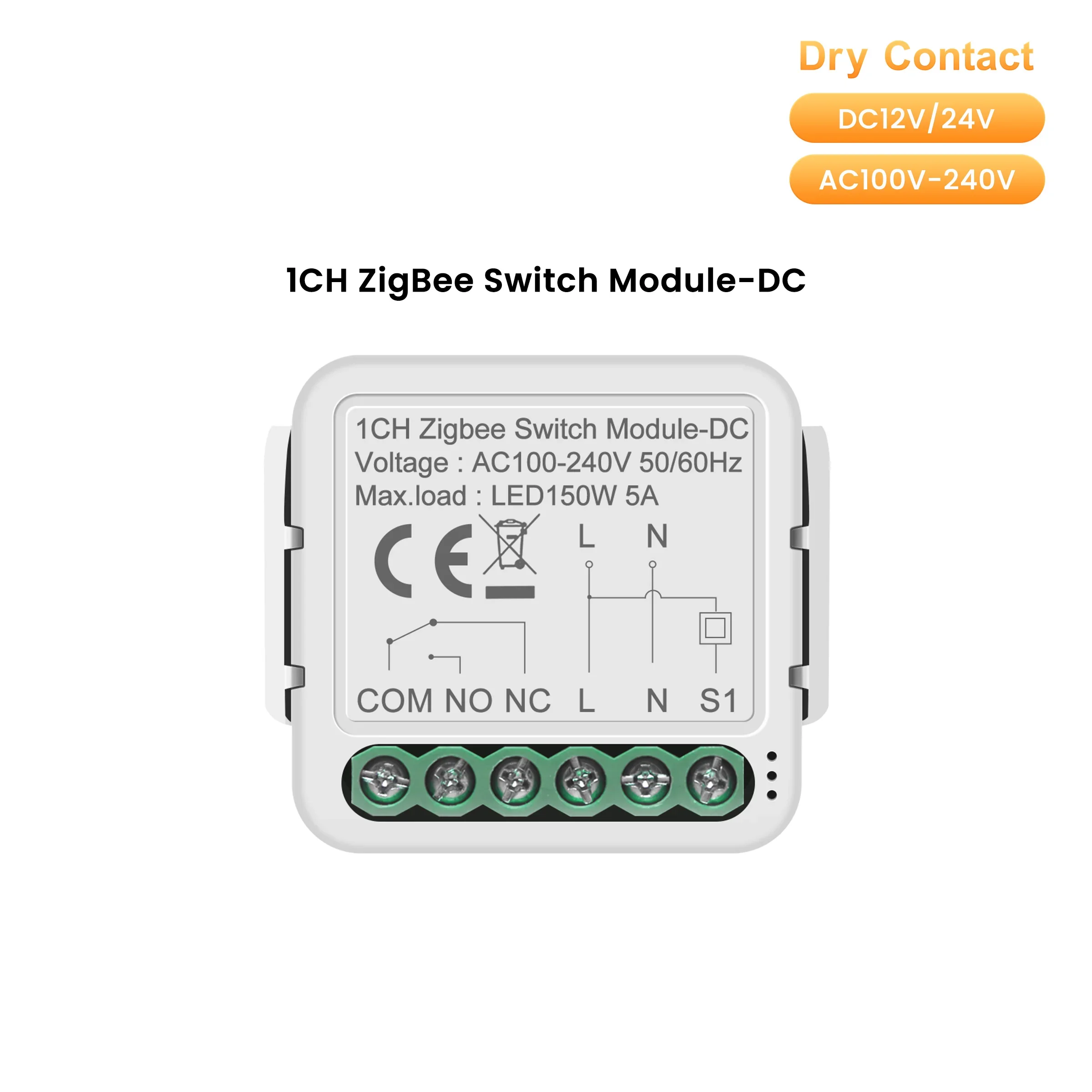 GIRIER Tuya Smart ZigBee/WiFi Модуль Реле Сухого Контакта 5А
GIRIER Tuya Smart ZigBee/WiFi Модуль Реле Сухого Контакта 5А