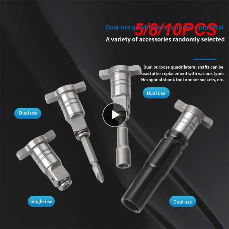 5/8/10PCS Power Tool Accessory T-shaped Shaft Accessories Electric Brushless Impact Wrench Single/dual Use Cordless Wrench Part
5/8/10PCS Power Tool Accessory T-shaped Shaft Accessories Electric Brushless Impact Wrench Single/dual Use Cordless Wrench Part