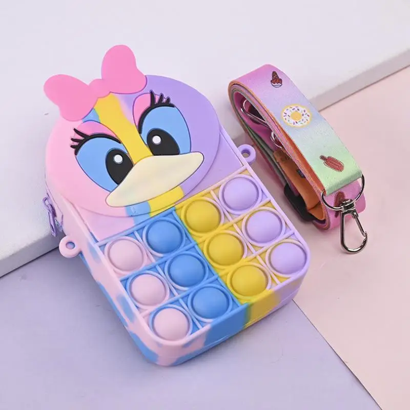 Kawaii Disney Donald Duck Bags for Girls Pops Et Fidget Toys Simple Dimple Sensory Squishy Anti Stress Squeeze Toys for Kid Gift
Kawaii Disney Donald Duck Bags for Girls Pops Et Fidget Toys Simple Dimple Sensory Squishy Anti Stress Squeeze Toys for Kid Gift