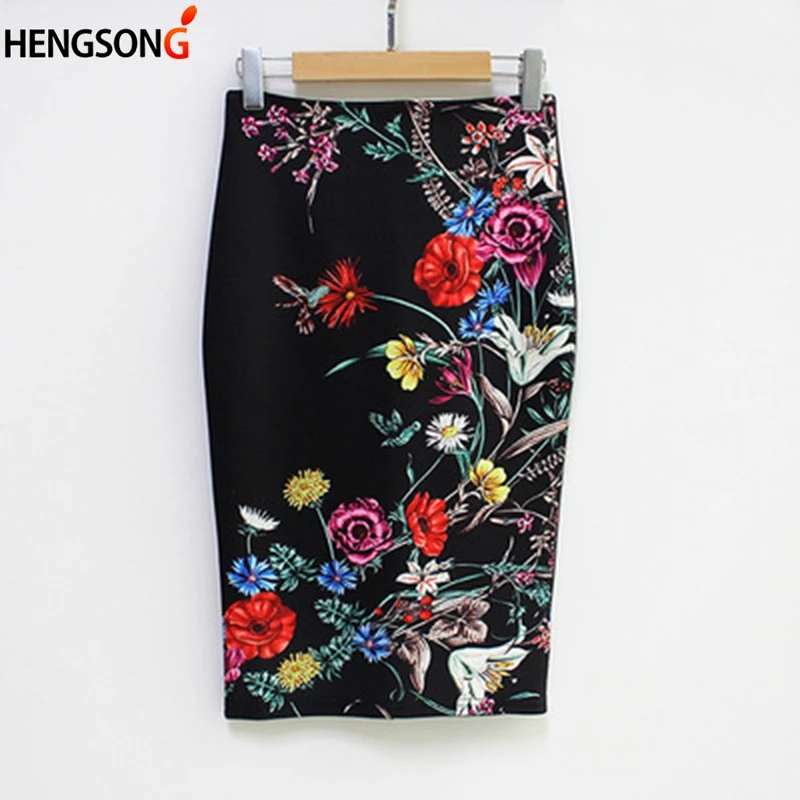 Women Pencil Skirt High Waist Big Flower Bodycon Midi Skirt Ladies Print White Black Slim Office OL Hip Skirt
Women Pencil Skirt High Waist Big Flower Bodycon Midi Skirt Ladies Print White Black Slim Office OL Hip Skirt