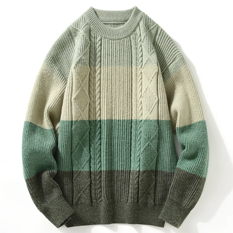 Casual Men Sweater O Neck Striped Knitwear Spring Winter Mens Sweaters Pullovers Pullover Men Pull Homme
Casual Men Sweater O Neck Striped Knitwear Spring Winter Mens Sweaters Pullovers Pullover Men Pull Homme