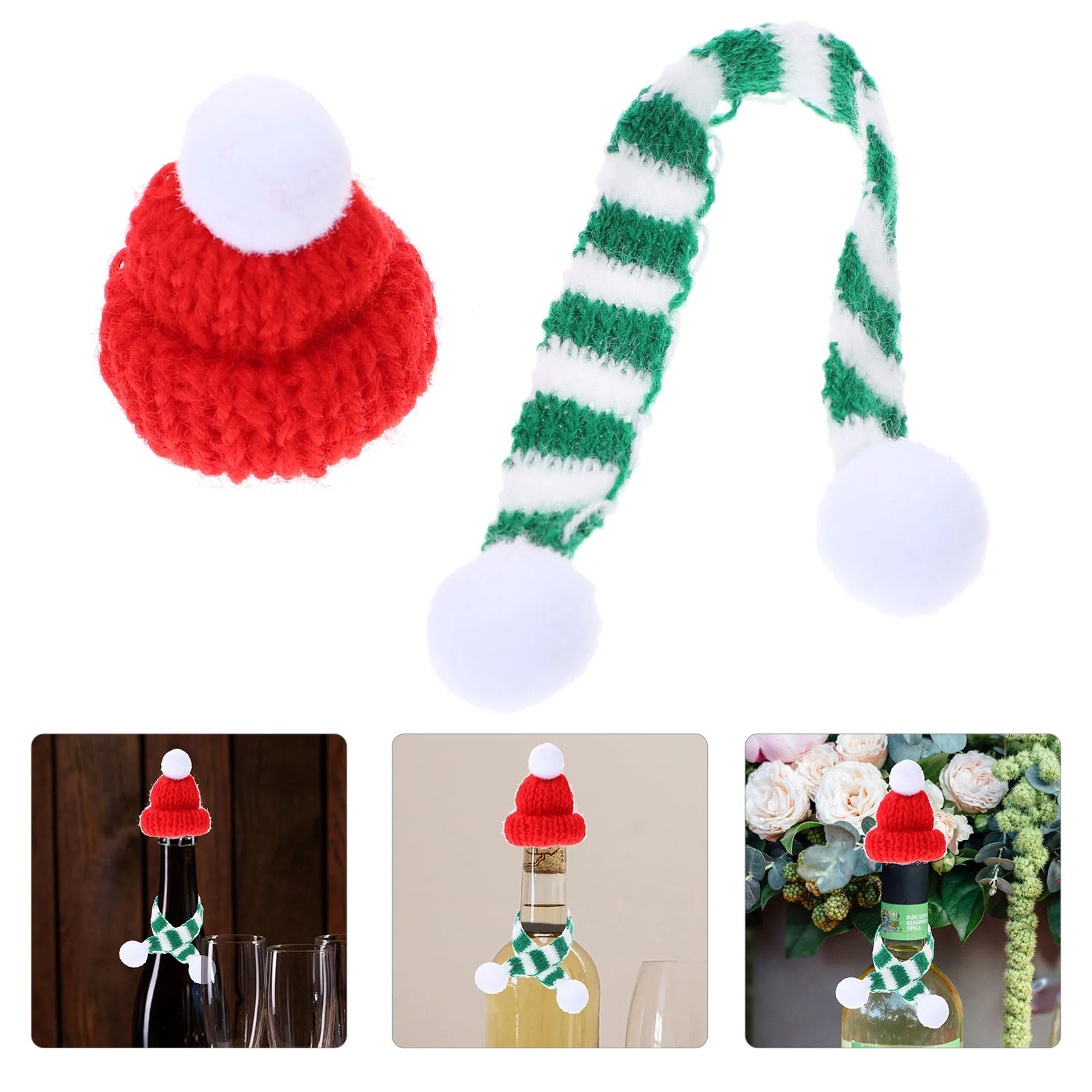 Christmas Hat Mini Santa Bottlehats Scarf Toppercover Knit Decor Room Dining Lollipop Coversminiaturedecoration Capcrafts Party
Christmas Hat Mini Santa Bottlehats Scarf Toppercover Knit Decor Room Dining Lollipop Coversminiaturedecoration Capcrafts Party