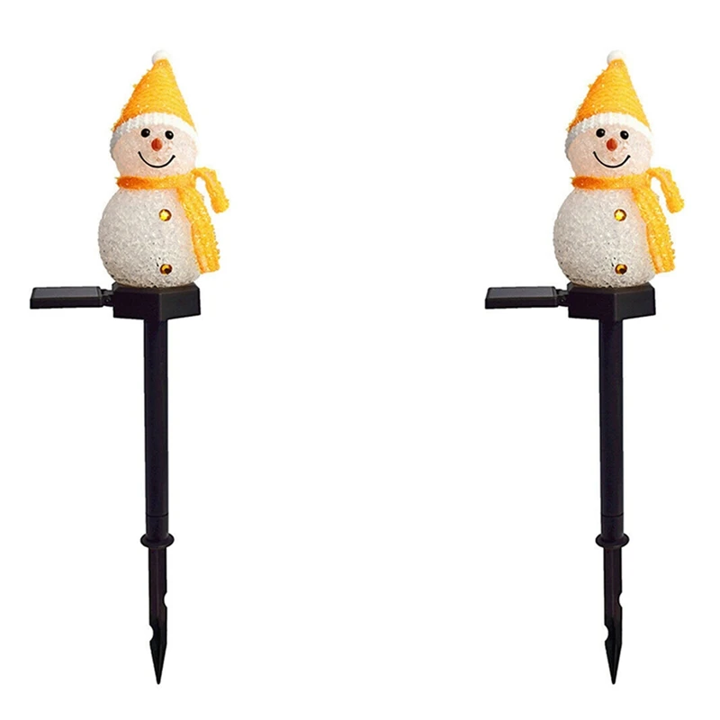 2X Snowman Solar Lights Christmas Solar Powered LED Snowman Light Decor Outdoor Garden Stake Lamps Xmas Yellow
2X Snowman Solar Lights Christmas Solar Powered LED Snowman Light Decor Outdoor Garden Stake Lamps Xmas Yellow