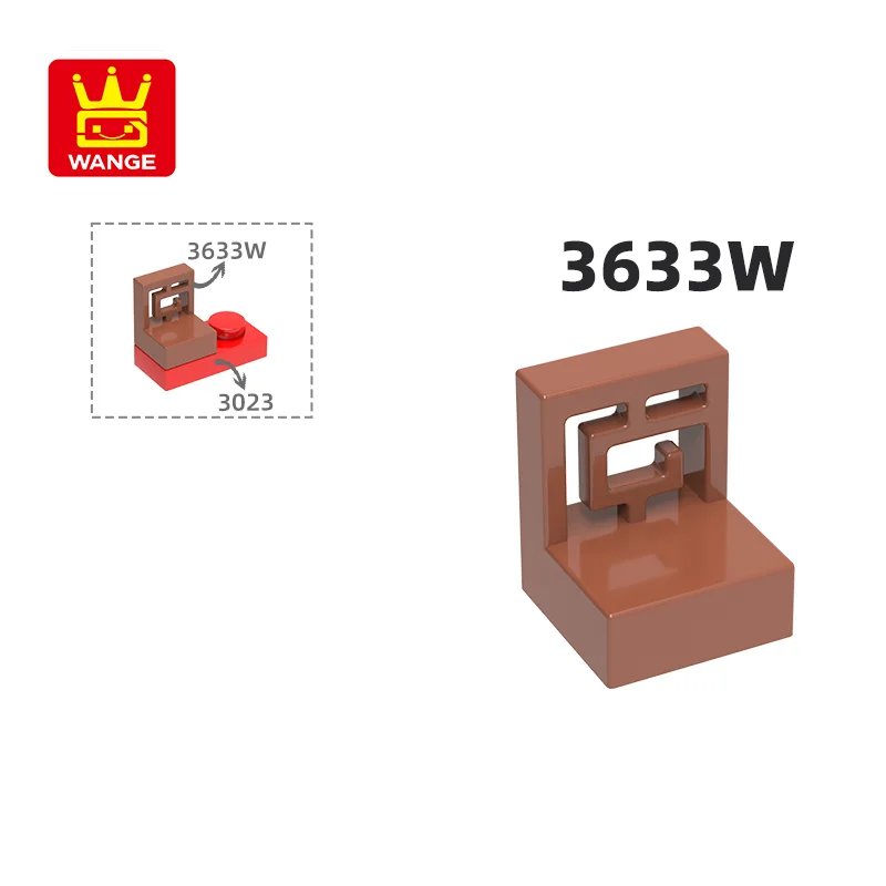 Wange 3633 Вт/15207 Вт 100 г/450 шт. 1x2x1 настенная панель 4 отверстия гофрированная