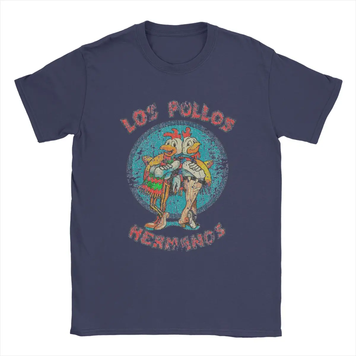 Забавные во все тяжкие футболки Los Pollos Hermanos 1996, Мужская футболка с круглым вырезом из 100% хлопка, футболки с коротким рукавом, уникальная одеж...
Забавные во все тяжкие футболки Los Pollos Hermanos 1996, Мужская футболка с круглым вырезом из 100% хлопка, футболки с коротким рукавом, уникальная одеж...
