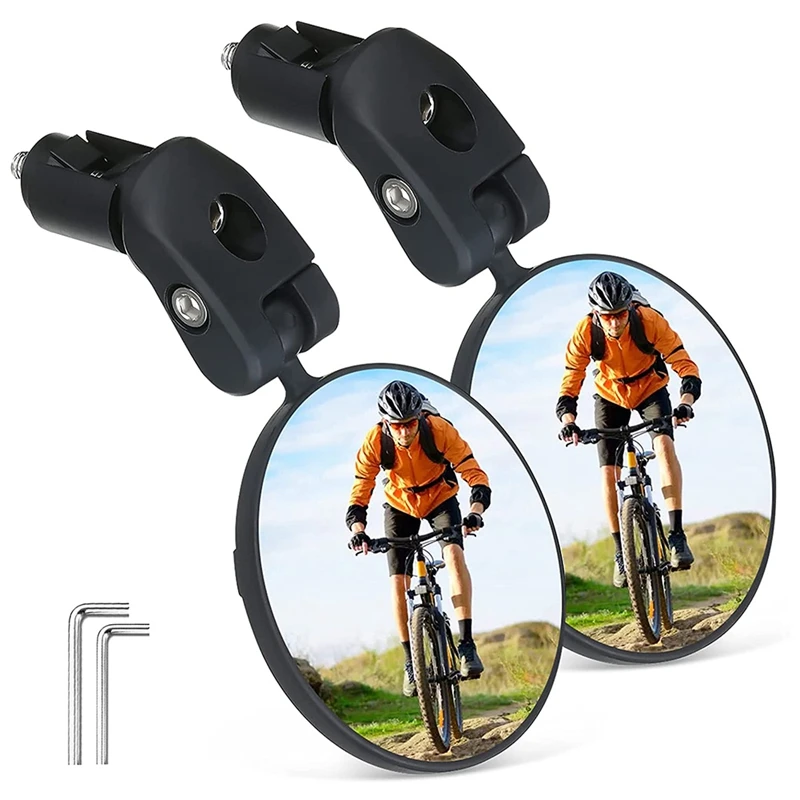 Bike Mirror,Bicycle Cycling Rear View Mirrors,Safe Rearview Mirror, Adjustable Handlebar Mounted Plastic Convex Mirror
Bike Mirror,Bicycle Cycling Rear View Mirrors,Safe Rearview Mirror, Adjustable Handlebar Mounted Plastic Convex Mirror