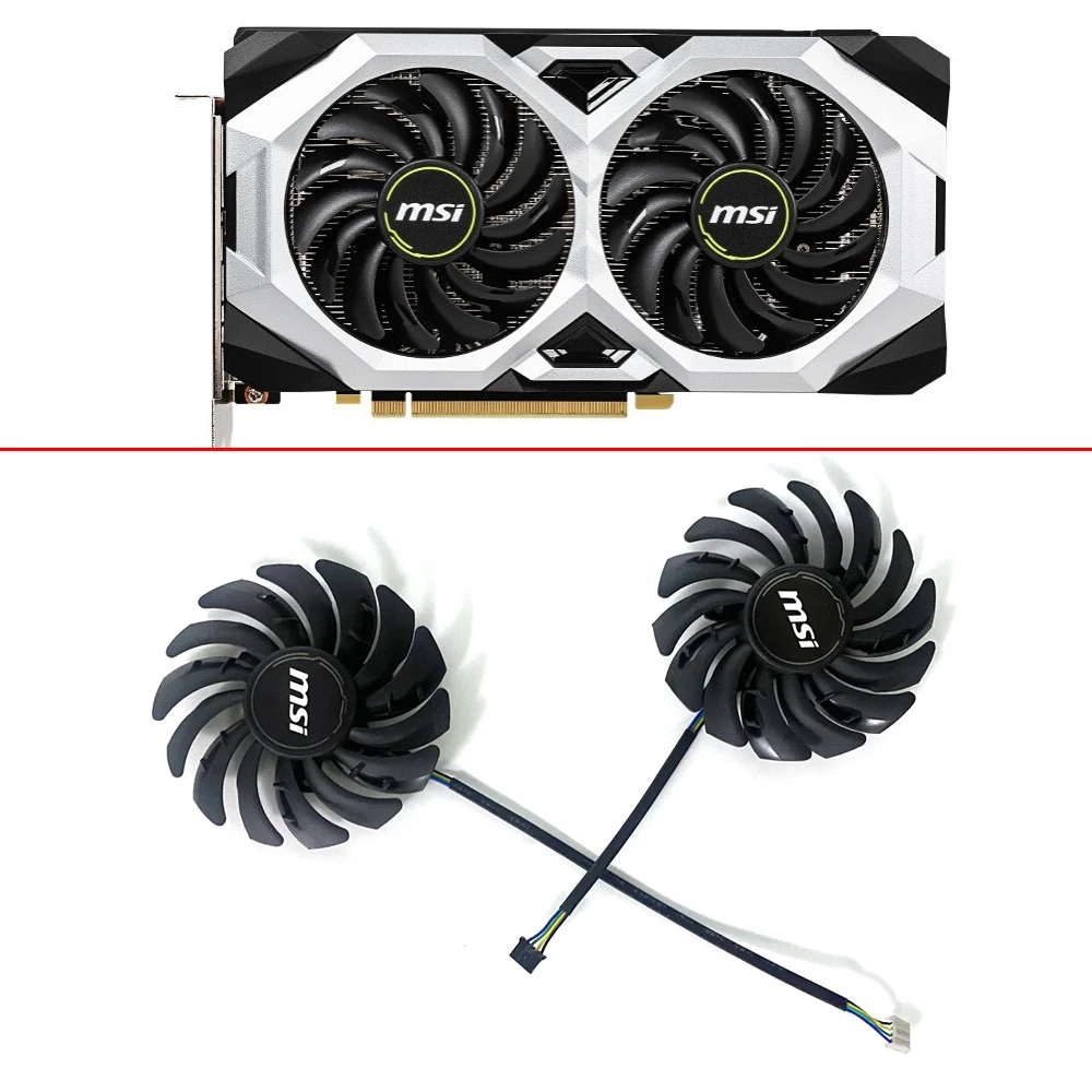 

NEW 85MM 4PIN PLD09210S12HH 0.4A RTX2080 RTX2060 GPU FAN For MSI GEFORCE RTX 2060 2070 2080 SUPER VENTUS Graphics Card Cooling