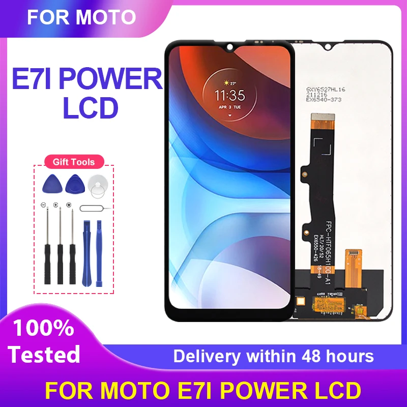 

6,51 дюймовый дисплей для Motorola Moto E7I Power ЖК сенсорный экран дигитайзер в сборе Замена с рамкой Бесплатная доставка
