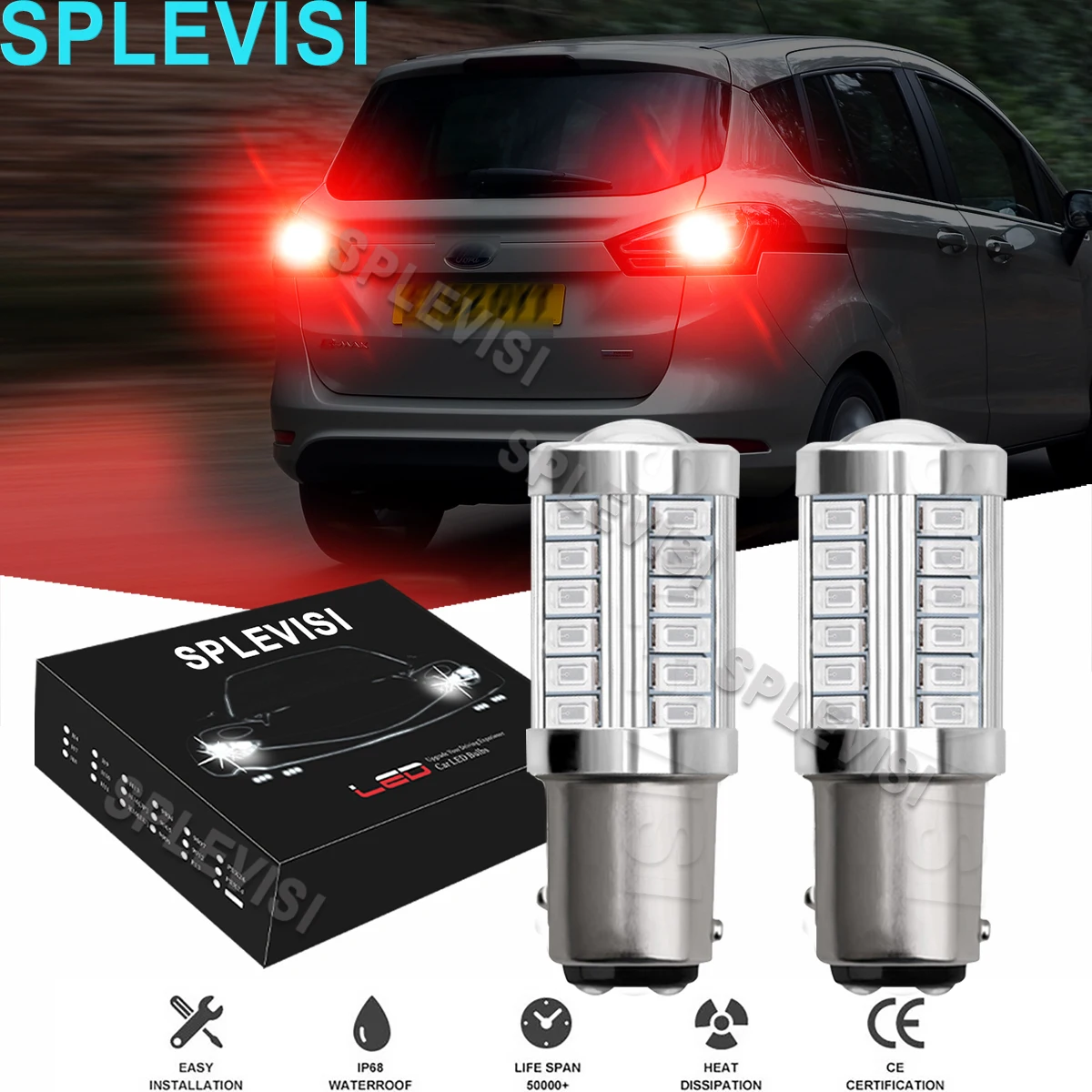 2PCS LED Red Brake Stop Tail Light Lamp Bulbs For Ford B Max 2012-2017 Ford Focus MK2 2004-2011 Ford Fusion 2002 2003-2012
2PCS LED Red Brake Stop Tail Light Lamp Bulbs For Ford B Max 2012-2017 Ford Focus MK2 2004-2011 Ford Fusion 2002 2003-2012