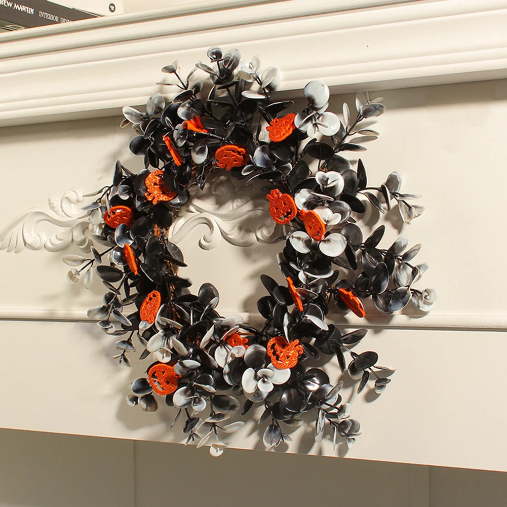 Halloween Simulation Wreath For Front Door Hanging Decoration Halloween Artificial Wreath Decoration Wreath Ornaments For Home
Halloween Simulation Wreath For Front Door Hanging Decoration Halloween Artificial Wreath Decoration Wreath Ornaments For Home