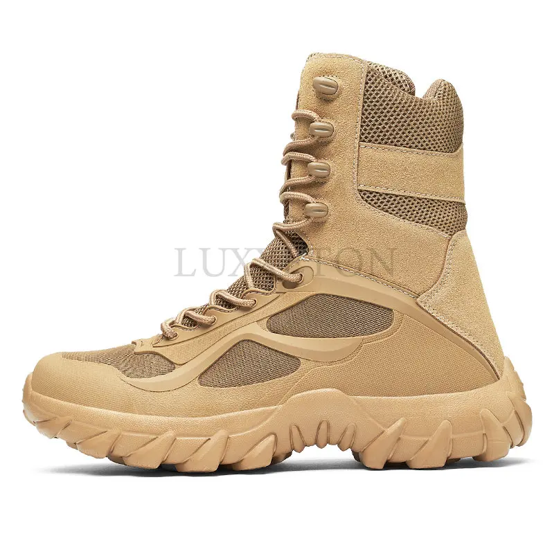 Men Military Boots Men's Desert Combat Boots Outdoor Man non-slip Snow Boots Male waterproof Tactical Boots platform Ankle Boots
Men Military Boots Men's Desert Combat Boots Outdoor Man non-slip Snow Boots Male waterproof Tactical Boots platform Ankle Boots