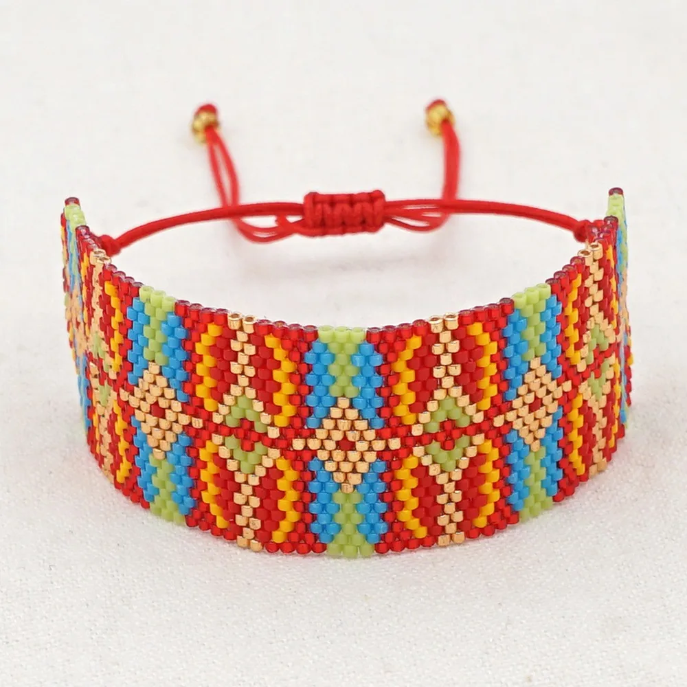 Женский браслет Go2boho Miyuki, широкий браслет с бусинами и семь разноцветных бабочек ручной работы
Женский браслет Go2boho Miyuki, широкий браслет с бусинами и семь разноцветных бабочек ручной работы