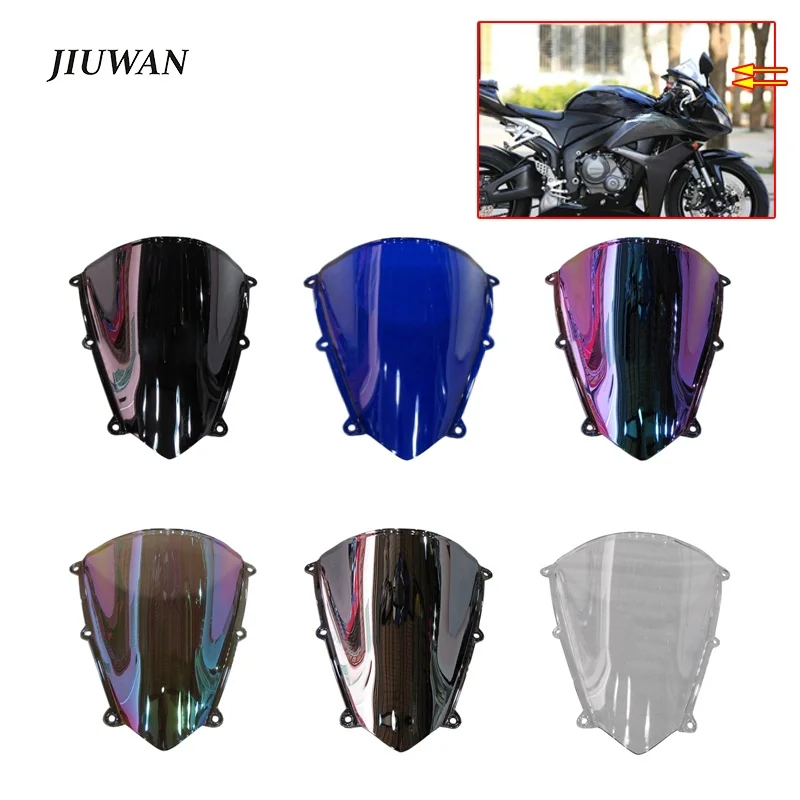 1pc Motorcycle Double Bubble Windshield Spoiler Fairing Windscreen for Honda CBR600RR F5 2007-12 Motorcycle Styling Accessories
1pc Motorcycle Double Bubble Windshield Spoiler Fairing Windscreen for Honda CBR600RR F5 2007-12 Motorcycle Styling Accessories