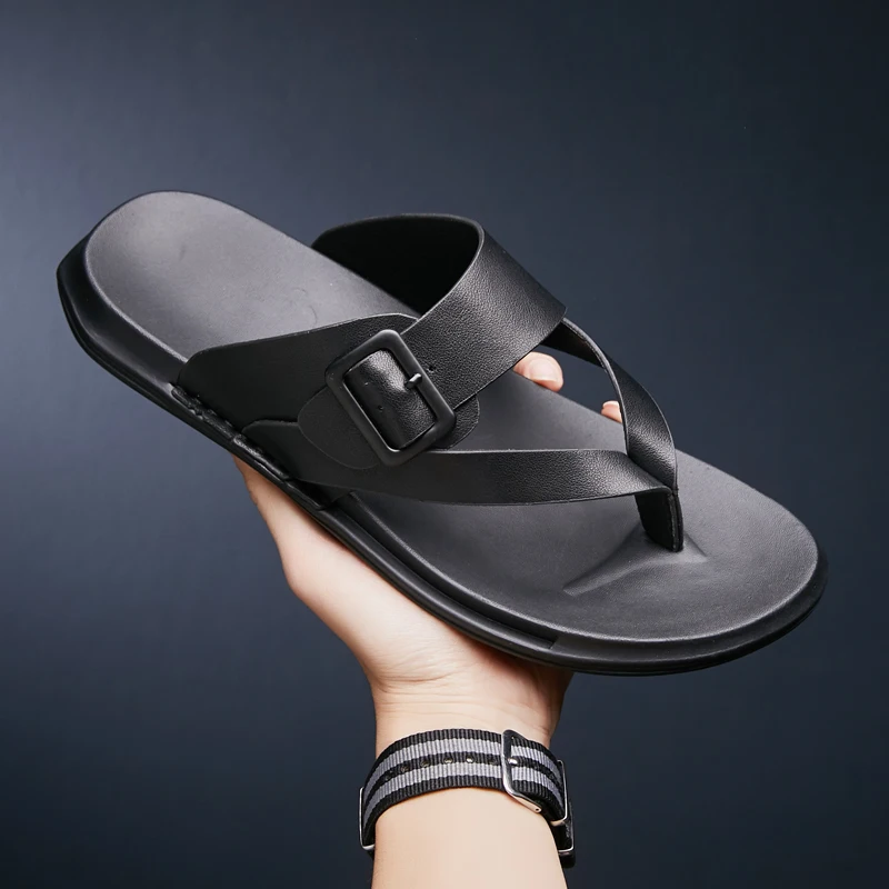 Hot Sale Men's Flip Flops Genuine Leather Men Summer Shoes Fashion Leisure Slippers Flip-Flops Male Soft Comfortable Footwear
Hot Sale Men's Flip Flops Genuine Leather Men Summer Shoes Fashion Leisure Slippers Flip-Flops Male Soft Comfortable Footwear