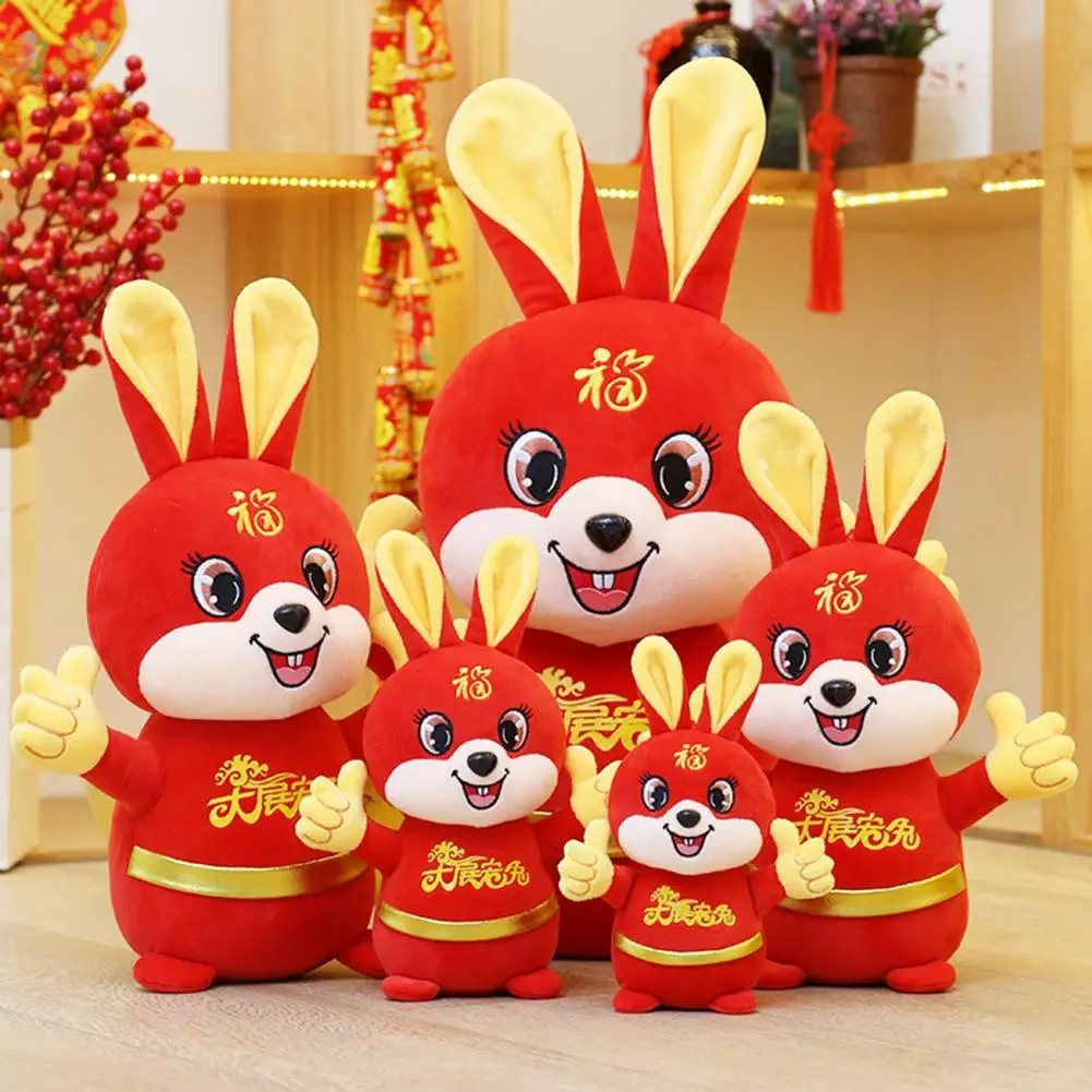 Stylish Zodiac Rabbit Stuffed Plush Mascot Toy Bunny Doll Toy Fine Workmanship Ornament
Stylish Zodiac Rabbit Stuffed Plush Mascot Toy Bunny Doll Toy Fine Workmanship Ornament