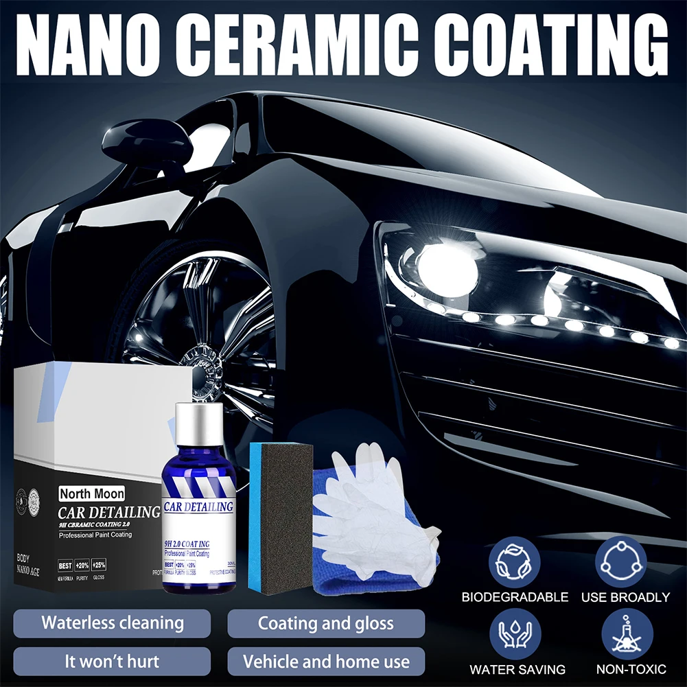 Automotive Ceramic Nano-coating Hydrophobic Glass Crystal Coating Waterproof Dustproof Repair Glazing Kit Car Paint Repair Agent
Automotive Ceramic Nano-coating Hydrophobic Glass Crystal Coating Waterproof Dustproof Repair Glazing Kit Car Paint Repair Agent