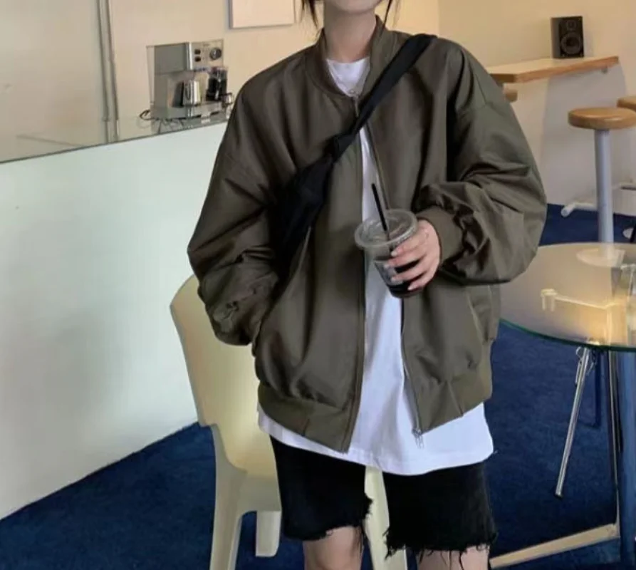 2023 Spring Autumn Women Jacket New Fashion Kpop Loose Jacket Solid Color Short Clothes
2023 Spring Autumn Women Jacket New Fashion Kpop Loose Jacket Solid Color Short Clothes