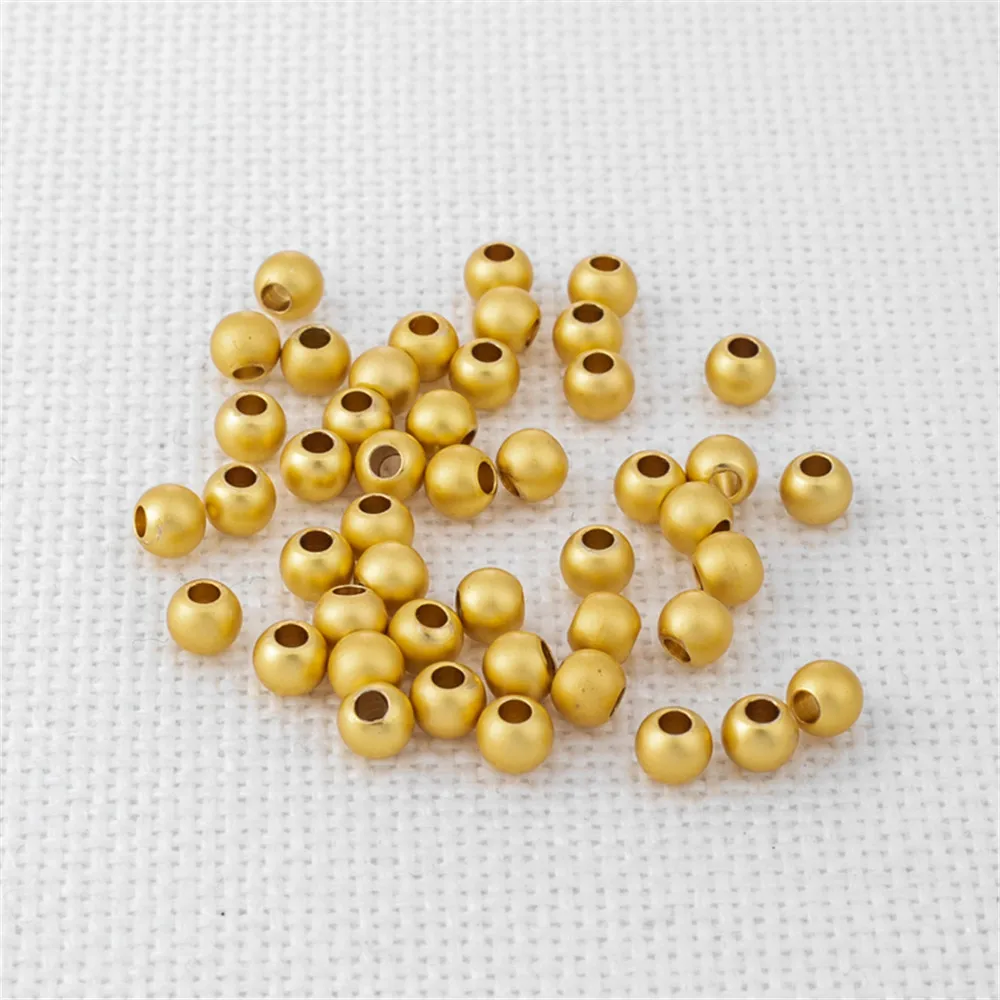 18k Bag gold color saragin matte round beads Handmade diy Jewelry accessories gold necklace bracelet beaded loose beads
18k Bag gold color saragin matte round beads Handmade diy Jewelry accessories gold necklace bracelet beaded loose beads