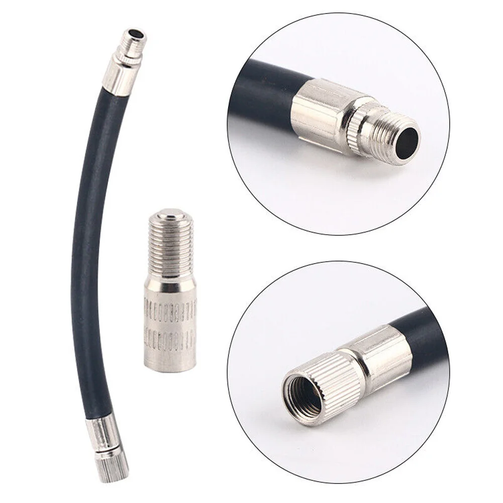 16cm Tire Inflator Extension Hose Air Pump Tube Black Fit For Motor Automobile Car Accessories Inflation Extension Valve
16cm Tire Inflator Extension Hose Air Pump Tube Black Fit For Motor Automobile Car Accessories Inflation Extension Valve