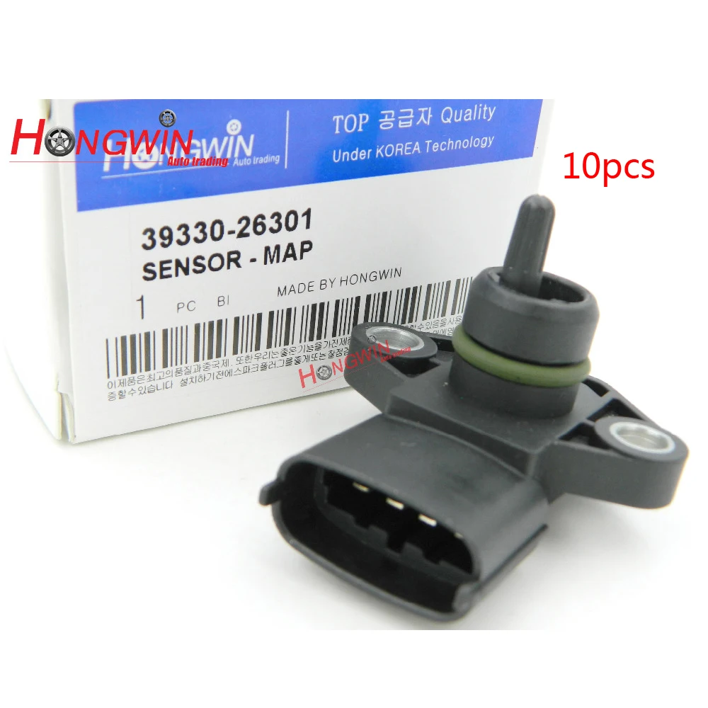 10 Pcs 39330-26301 Manifold Absolute Pressure MAP Sensor For Hyundai Accent Elantra Tiburon 9470930008 94709-30008
10 Pcs 39330-26301 Manifold Absolute Pressure MAP Sensor For Hyundai Accent Elantra Tiburon 9470930008 94709-30008