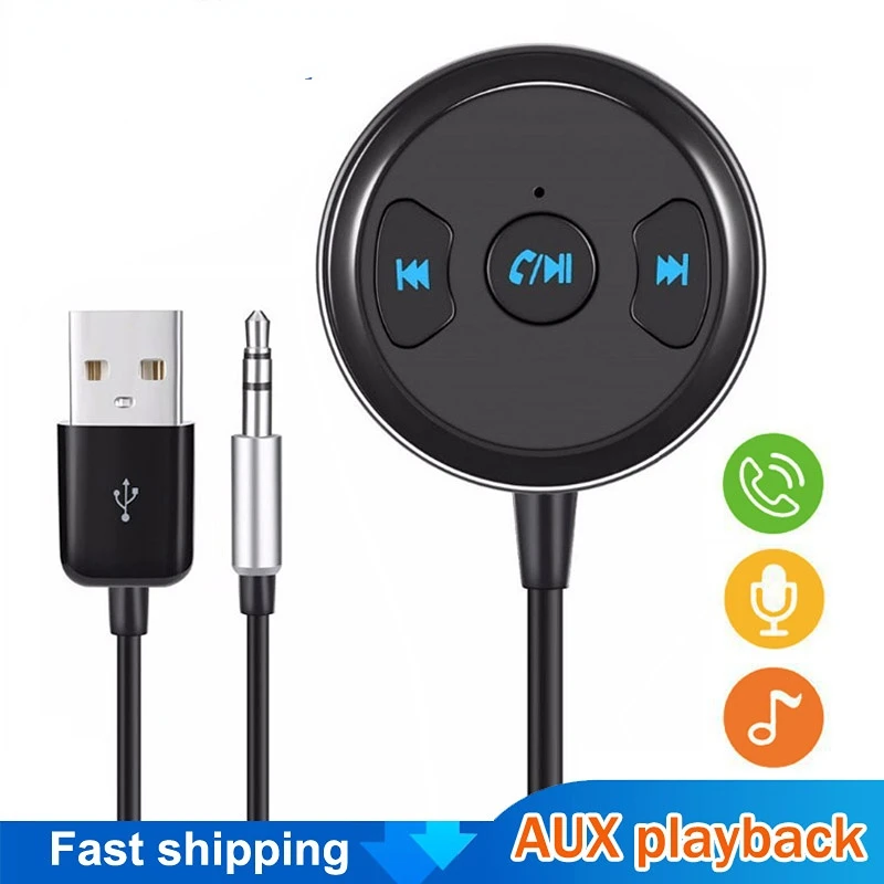 Bluetooth Car Kit Handsfree Calling Wireless AUX Audio Music Receiver Supports SIRI Voice Assistant Car MP3 Player
Bluetooth Car Kit Handsfree Calling Wireless AUX Audio Music Receiver Supports SIRI Voice Assistant Car MP3 Player