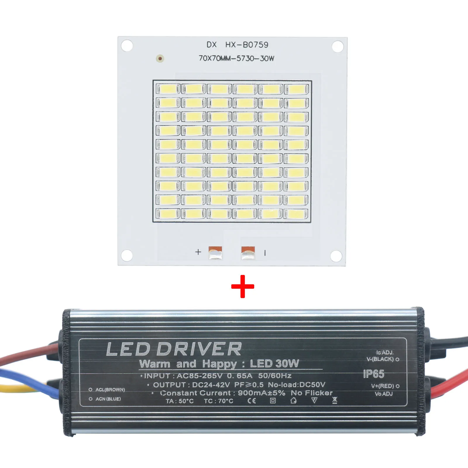

LED COB Matrix Chip SMD5730 High Lumen 10W 20W 30W 50W 100W 150W 200W With LED Driver DC32-36V For Lighting Spotlight Floodlight