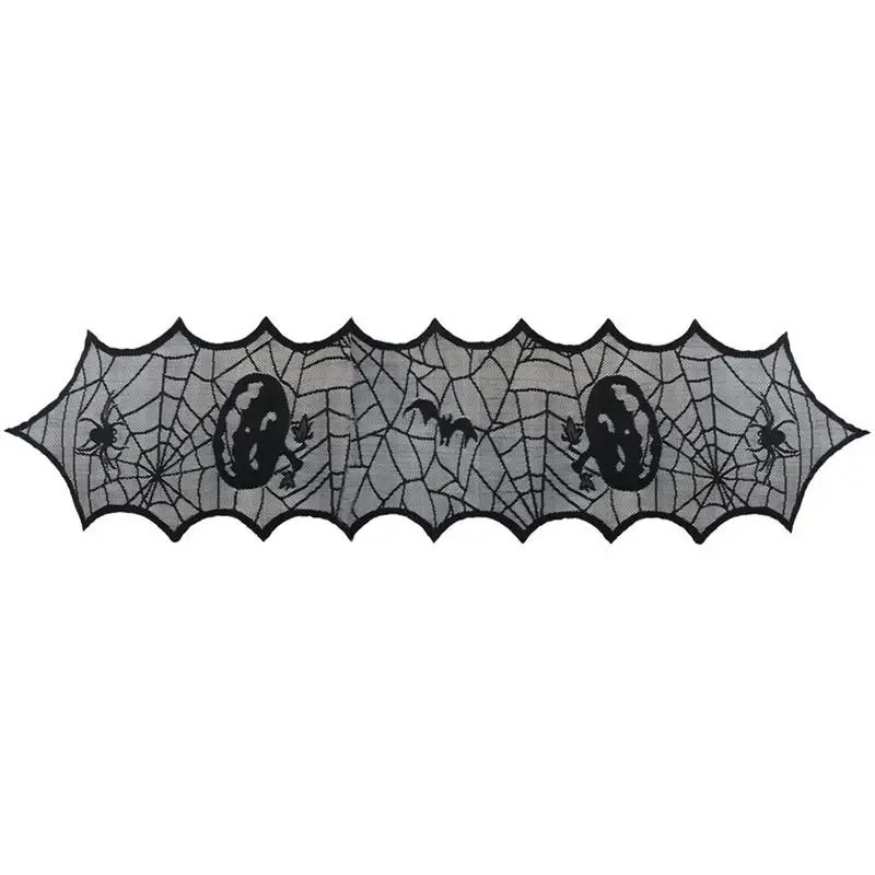 Halloween Table Runner Black Lace 18x72inch Runner With Spider And Bat Table Decor Holiday Kitchen Dining Table Decoration Lace
Halloween Table Runner Black Lace 18x72inch Runner With Spider And Bat Table Decor Holiday Kitchen Dining Table Decoration Lace