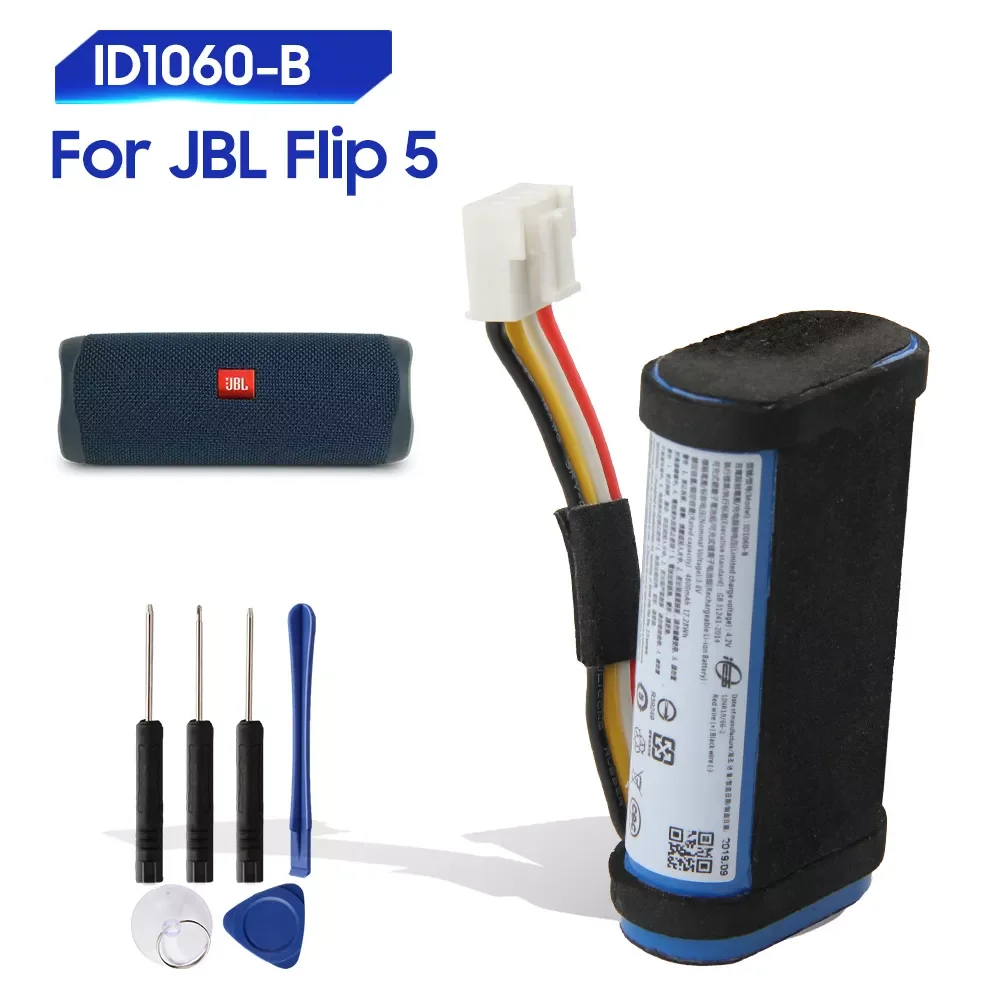 Original Replacement Battery ID1060-B For JBL Flip 5 Flip5 Genuine Battery 4800mAh 
Original Replacement Battery ID1060-B For JBL Flip 5 Flip5 Genuine Battery 4800mAh