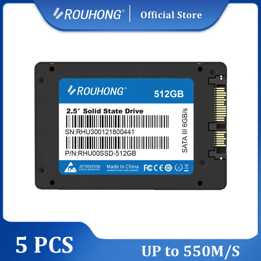 Жесткий диск SSD Sata3, 5 шт., Внутренний твердотельный накопитель 120 ГБ, 128 ГБ, 240 ГБ, 256 ГБ, 480 ГБ, 512 ГБ, 1 ТБ, ssd для настольных ПК, ноутбуков
Жесткий диск SSD Sata3, 5 шт., Внутренний твердотельный накопитель 120 ГБ, 128 ГБ, 240 ГБ, 256 ГБ, 480 ГБ, 512 ГБ, 1 ТБ, ssd для настольных ПК, ноутбуков