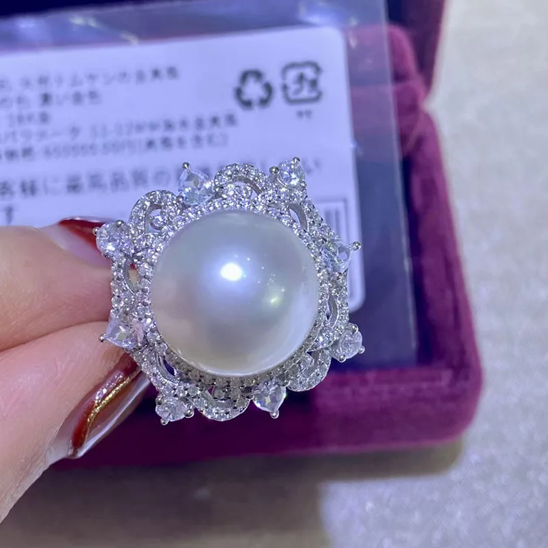 MeiBaPJ 12-13mm Big White Natural Freshwater Pearl Flower Ring Real 925 Sterling Silver Fine Wedding Jewelry For Women
MeiBaPJ 12-13mm Big White Natural Freshwater Pearl Flower Ring Real 925 Sterling Silver Fine Wedding Jewelry For Women